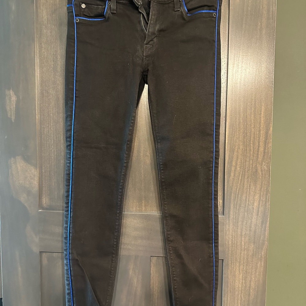 Hudson Jeans with Black and Blue Accents